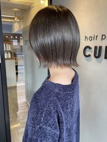 ヘア プロデュース キュオン(hair produce CUEON.)&nbsp;くびれボブ×グレージュ