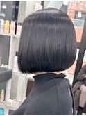 肩上ボブ大人可愛いボブひし形ボブアッシュベージュ