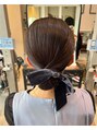 ラフィスヘアー クロム 大宮店(La fith hair chrome) お呼ばれアレンジ、タイトシニヨン◎大人の魅力を引き出します!