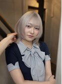 【和田 仁】ウルフカット/ホワイトカラー