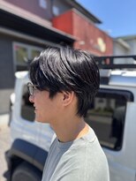 クネア(kunea)&nbsp;センターパート×ニュアンスパーマ