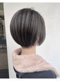 大人可愛い30代40代50代小顔マッシュショートくびれ丸み
