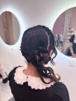 ヘアセット クラン ルシェ 心斎橋玉屋町店(hair set Clan luce)&nbsp;あみかちゅサイドクラゲ/心斎橋ヘアセット