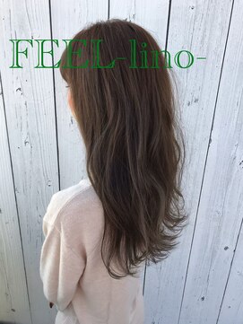 フィールリノ(FEEL lino) カーキアッシュ