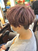 キャラ 池袋本店(CHARA)&nbsp;資生堂『ULTIST』モーブピンクでふんわりマッシュ♪【貴也】