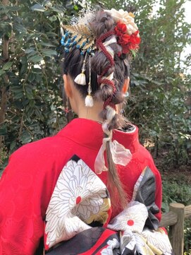 ゼスト パーク(ZEST PARK) 成人式後撮りhair set【maiko】【吉祥寺】【zest】