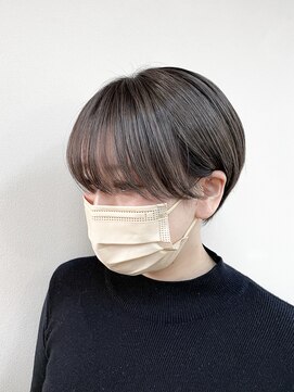 トップヘアー 玉島店(TOP HAIR) マッシュショート×グレージュカラー(ダブルカラー)