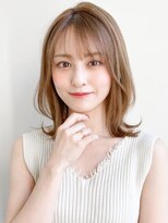 アグノス 青山(Agnos) 大人かわいい美髪こなれミディ縮毛矯正ネビージュ髪質改善