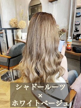 ラグシス ザ ヴィンテージ(LUXIS THE VINTAGE) 【シャドウルーツ】ホワイトベージュ