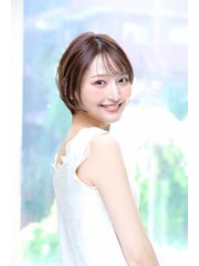 【Aere池袋】大人可愛いショート×サファリベージュ☆小林正重