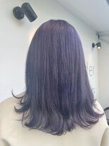 ヘアーメイクパウダー 天王寺寺田町店(Hair make powder) 大人可愛い20代30代40代小顔ウルフレイヤーくびれラベンダー