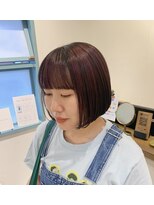 キャリコ(calico) 《10代20代30代》アンブレラカラー＊ピンク＊内巻きボブ