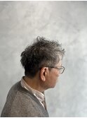 大人のショートパーマ