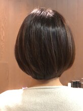 ヘアーズアンブル(hair's Amble) 丸みのあるシンプルボブ