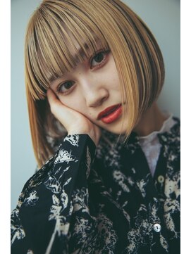 ルル(Lulu) ハイトーン丸みボブ