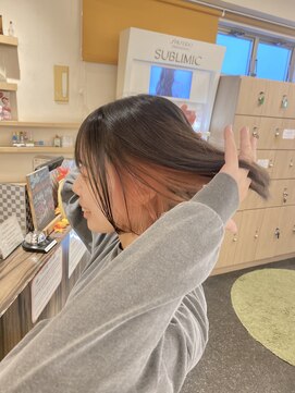 ヘアーアンドメイク ブロッサム 志木南口店(HAIR&MAKE Blossom) インナーボブ/オレンジ