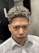 ダムディートウキョウヘアーラウンジ 上野店(DAMDEE TOKYO hair lounge)&nbsp;宮城リョータパーマ×メッシュ(3時間で枠押さえてください)