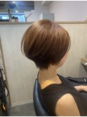 丸みショートボブ