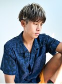 【吉田智哉】メンズパーマ、メンズセンターパート、ツーブロック