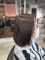 リーオオサカ(Lee Osaka) ブリーチなしカラー×くすませブラウン/かれん