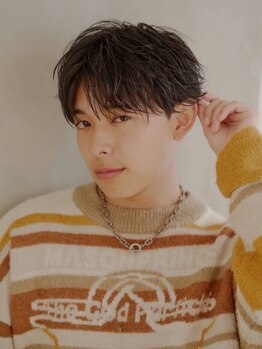 エマノン 京都店(EMANON)の写真/【京都メンズ専門】清潔感×男前度UP間違いなし◇メンズの為の縮毛矯正で毎朝のセットが楽にカッコよく！