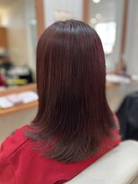 ユニティ 小田急相模原店&nbsp;カシスレッドミディアム【小田急相模原/髪質改善/白髪染め】