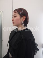 コレットヘアー ザモリオカ(Colette HAIR the MORIOKA)&nbsp;-kanna-♪orange×black♪