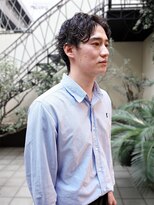 メイクス 表参道(MAKE'S omotesando) スペインカール/ブルーブラック/フェザーパーマ 【江畠】