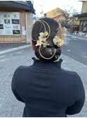 卒業式ヘアセット