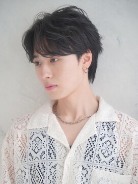 ニューヨークニューヨークマザーズ(NYNY Mothers) 黒髪ラフパーマ/韓国風/マッシュウルフ