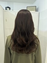 エイチ 梅田(H)&nbsp;ショートバレイヤージュマッシュウルフタッセルボブパーマ60代