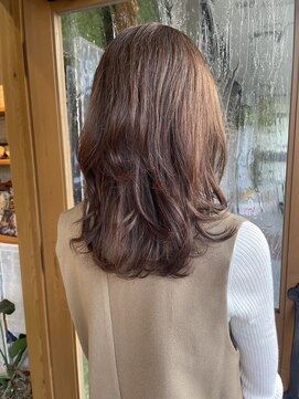 マーブル ヘアー(marble hair) チャイシナモン