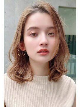 リークフー(Ree cu fuu) レイヤーカットレイヤーミディ透明感カラー秋カラーしー