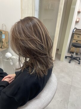 ◆ハイライトミルクティーベージュ