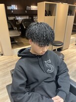 ルースト 渋谷店(ROOST)&nbsp;MEN’S HAIR/波巻ツイストスパイラル/フェザーパーマ/眉毛/渋谷