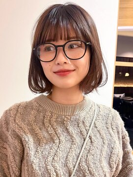 ラフ フロム ガーデン(Laf from GARDEN) ボブ/似合わせカット/ミディアムレイヤーカット/ダークアッシュ