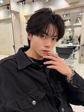 サイン メンズ 渋谷(SIGN men's) フェザーパーマダウンパーマニュアンスパーマセンターパート