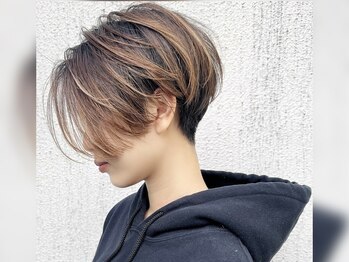 ラウンジ モリオ イケブクロ(Lounge MORIO Ikebukuro)の写真/【池袋】ヘアカタログ人気&圧倒的掲載量☆ライフスタイルに合わせた独自のカットで''似合うショート''に！