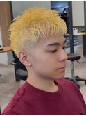ダブルカラー/ブリーチ/ミルクティー/ヘアカラー/men's
