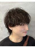 テテ風シャドウパーマ