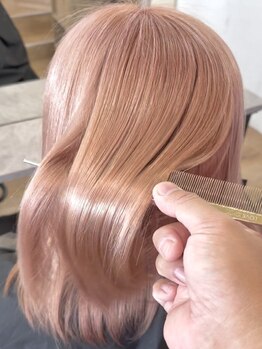 ジェニック バイ ノギオコザ(GENIC BY NOGIO KOZA)の写真/【朝10時前受付◎】“ブリーチ毛でもできる縮毛矯正”があるサロン★<オイルストレート>で髪質改善が叶う!