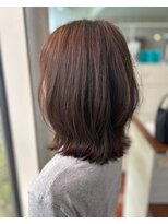 セットアップ 岡山北長瀬店(SET-UP) シフォンブラウン/外ハネデジタルパーマ