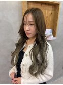 レイヤーカット×透明感カラー