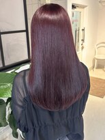 アンニュ(annuy) カシスピンク 艶髪 ダブルカラー 髪質改善 レイヤーカット