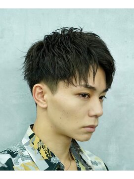 トラスト ザ バーバー 東京駅八重洲店(TRUST the Barber) アップバングショート/メンズヘア