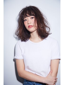 ヘアサロン ドットプラス 町田店(dot. plus) ミディアム×くせ毛風×イルミナ２【dot.plus 町田】