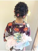浴衣　成人式　卒業式　振袖　袴　ヘアアレンジ