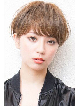 モニカ 西宮北口(Monica) アシメショートエアリーショートグレージュナチュラルボブ