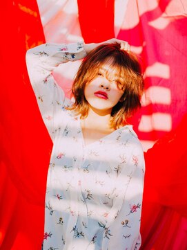 美容室ソラ 小岩店(sora) 長めバング×レイヤーミディー【小岩】