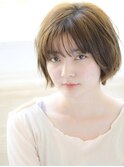 大人女子ショートボブ